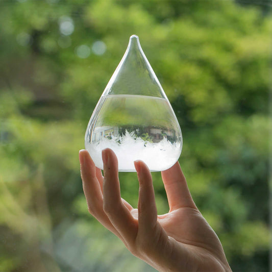 Sturmglas "Tempo Drop" Mini – Glas · Klar · 11 cm | 100percent